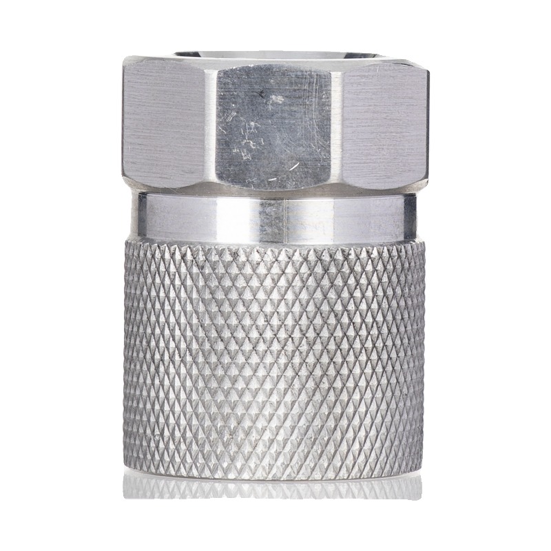 ss knurled socket front view